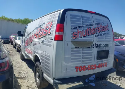 2018 Chevrolet Express 2500 Work Van из США, поврежденный, VIN 1GCWGAFP4J1341641